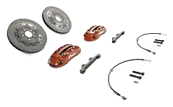 RacingLine Stage 2 Evo Big Brake Kit 330mm 4 Pot for VW Polo 6R 6C Seat Ibiza 6J Audi S1 Red