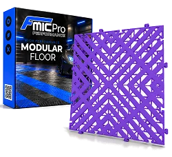 Podłoga modułowa panelowa FMIC.Pro do garażu warsztatu 40x40cm 30mm Fioletowy