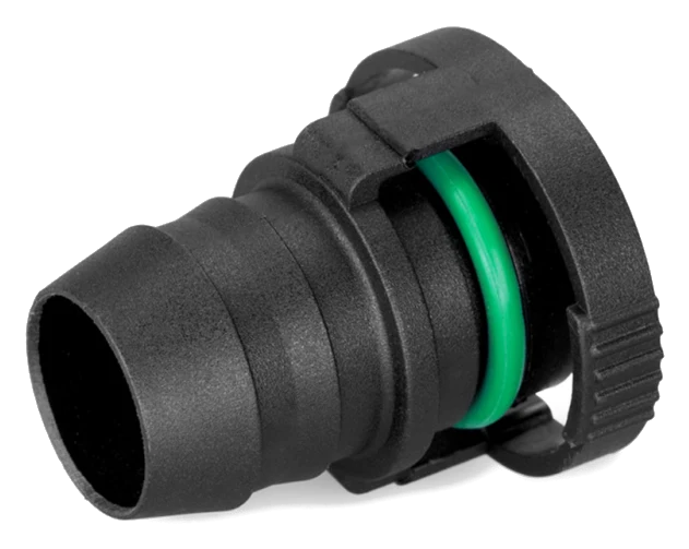 Nuke Performance nypel adapter BQL 22 męski do karbowanego przewodu prosty