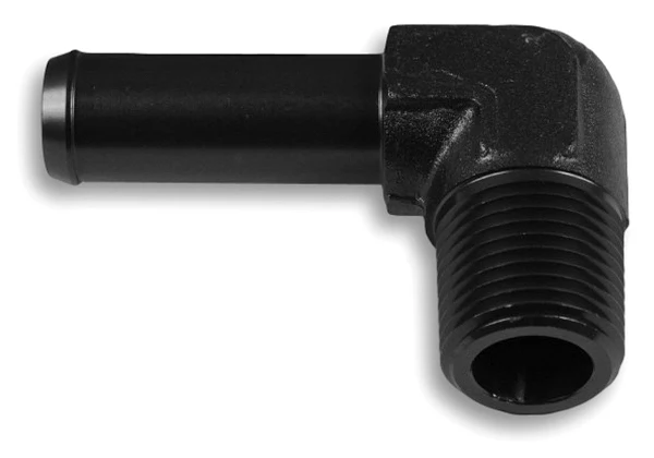 Łącznik 90' 1/8 NPT na króciec 1/4" Czarny