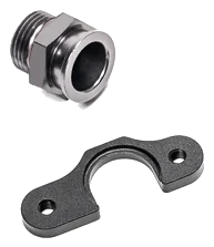 Adapter czujnika 8AN ORB 16mm Bore 41mm Offset Spacing M5 Radium Engineering Ford Focus 2005-2009