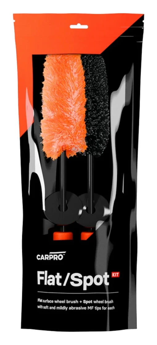CAR PRO FlatSpot Wheel Brush SET zestaw szczotek do czyszczenia felg 2szt