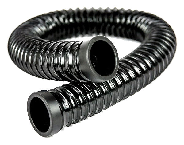 Ramair rura karbowana zimnego powietrza czarna 102mm 100cm