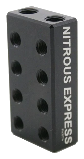 2 In / 16 Out Nitrous Fuel Distribution Block Nitrous Express NX 16174