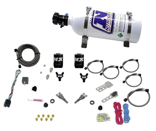 Dual Nozzle with 5Lb Bottle for Dodge V-8 TBI 1992-1995 (50-150Hp) Nitrous Express NX 20213-05