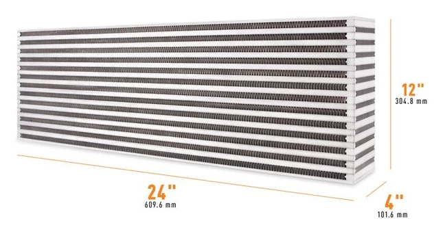 Uniwersalny rdzeń intercoolera Mishimoto 24.00" x 12.00" x 4.00"