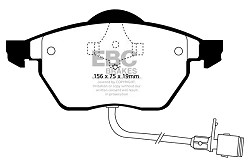 DP836 Klocki hamulcowe ULTIMAX2 EBC Brakes Audi 100 100 quattro 100 Avant quattro A4 B5 A4 quattro B5 A4 quattro Avant B5 A6 C4/4A A6 quattro C4/4A A6 quattro Avant C4/4A Volkswagen Passat B