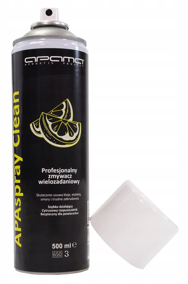 Zmywacz Środek do usuwania Kleju Cytrusowy Spray Apama 500ml - APASPRAY CLEAN