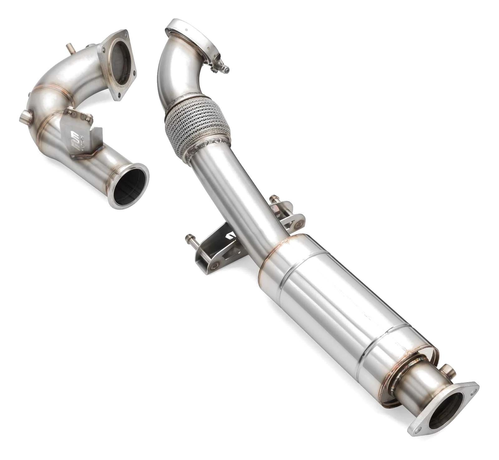 Downpipe RM Motors for Hyundai i30N with Straight Pipe and Silencer - RM-PROM.I30N