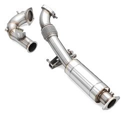Downpipe RM Motors for Hyundai i30N with Straight Pipe and Silencer - RM-PROM.I30N