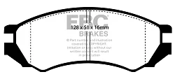 DP839 Klocki hamulcowe ULTIMAX2 EBC Brakes Nissan Almera Primera P10 Pulsar Sunny N14 100NX Pulsar GTi-R Sunny N14 GTi-R Nissan South Africa Sentra GSi 200 Sentra STi 200 Sentra Sabre