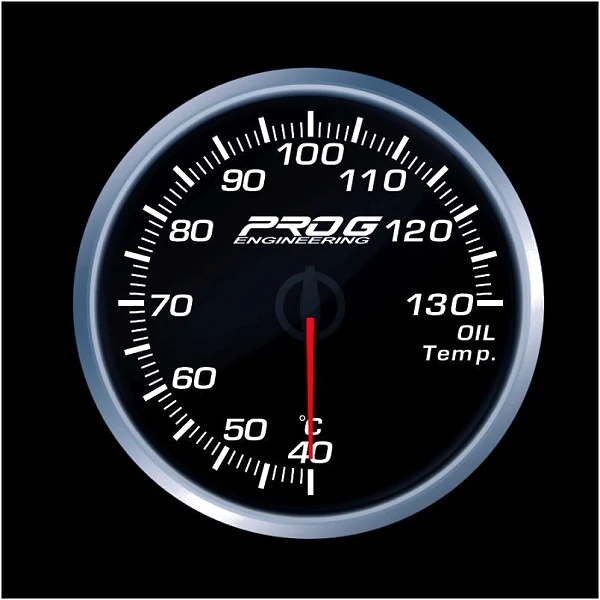 Wskaźnik Pro G Race Series RS, temperatury oleju °C WHITE 52mm