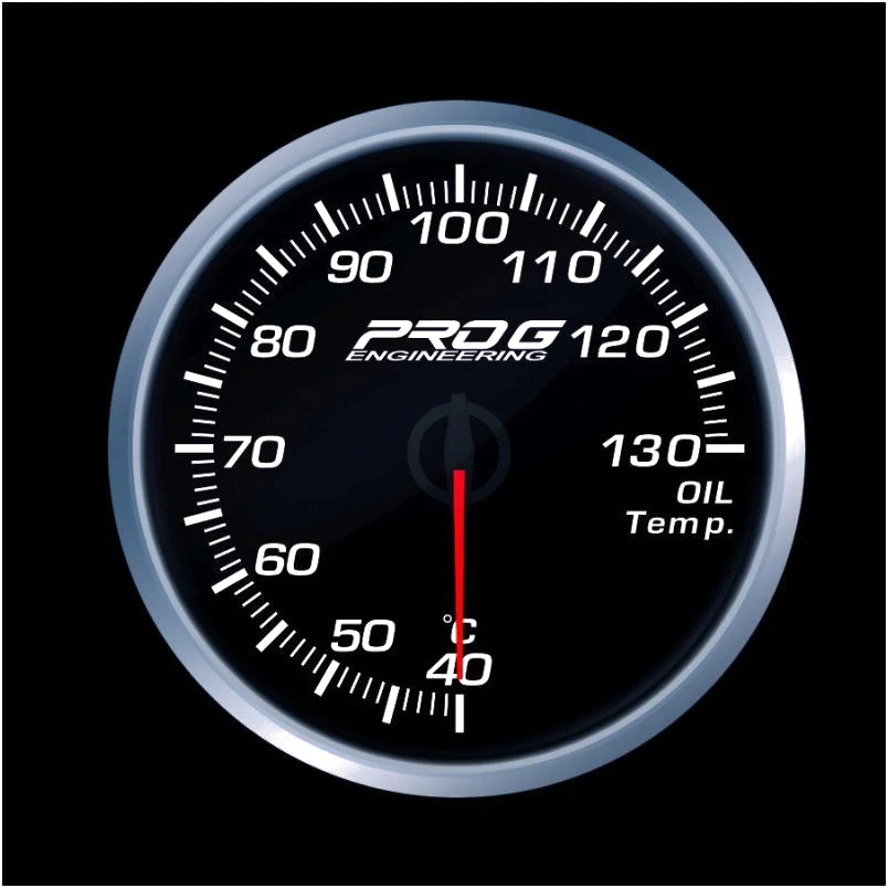 Wskaźnik Pro G Race Series 2 RS, temperatury oleju °C WHITE 52mm