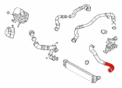 Przewód silikonowy Intercoolera FMIC.EU OPEL MOVANO B RENAULT MASTER III 2.3D 144600588R