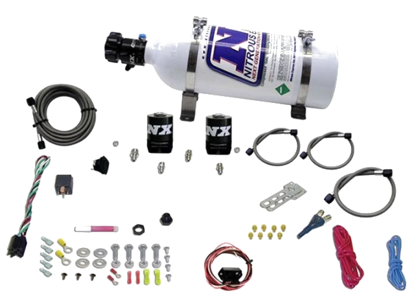 Drive-By-Wire Single Nozzle System with 5Lb Bottle for GM Vehicles (35-150Hp) Nitrous Express NX 20930-05