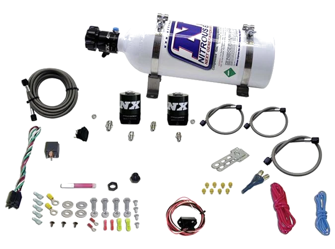 Drive-By-Wire Single Nozzle System with 5Lb Bottle for GM Vehicles (35-150Hp) Nitrous Express NX 20930-05