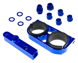 JRspec Mocowanie do 2 Pomp Bosch z Listwą - niebieskie