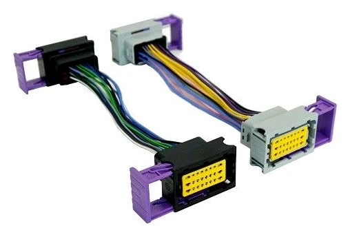 Wiązka do przejściówki ECU-EMU krótka kompletna z wtyczkami (L=0,2m) Ecumaster