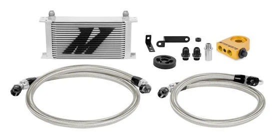 Zestaw chłodnica oleju z termostatem Mishimoto Subaru WRX 2008-2014 Srebrna