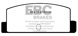DP466 Klocki hamulcowe ULTIMAX2 EBC Brakes Isuzu Piazza Mazda RX7 FB