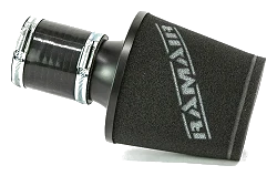 Uniwersalny stożkowy filtr powietrza aluminium Ramair JS-105-BK-KIT 70mm
