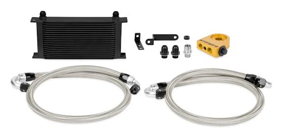 Zestaw chłodnica oleju z termostatem Mishimoto Subaru WRX STI 2008-2014 Czarna