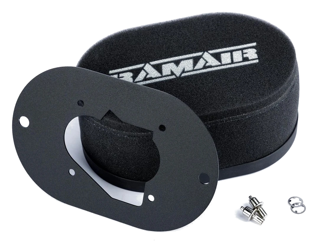 Ramair piankowy filtr powietrza gaźnika z płytą montażową Weber 32 34 DMTL DMTR DATR 40mm