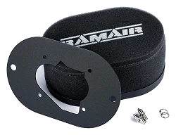 Ramair piankowy filtr powietrza gaźnika z płytą montażową Weber 32 34 DMTL DMTR DATR 40mm