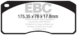 DP4070R Klocki hamulcowe YELLOWSTUFF EBC Brakes