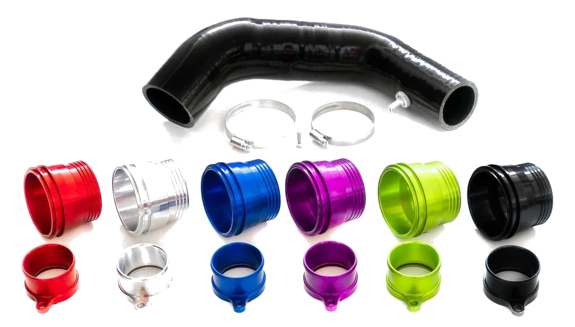 RTMG Performance Twincharger Turbocharger Intake Hose for 1.4 TSI EA111 Black