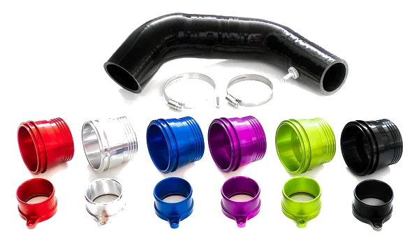 RTMG Performance Twincharger Turbocharger Intake Hose for 1.4 TSI EA111 Black