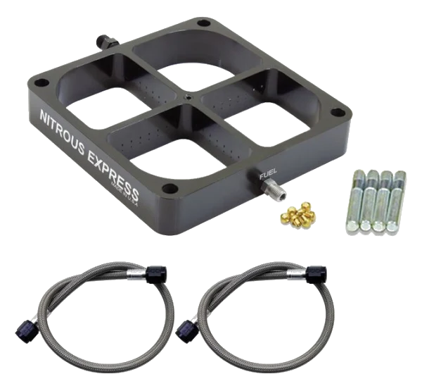 Single Entry Crossbar Plate 8500 Based Throttle Body Plate Conversion Nitrous Express NX NX639