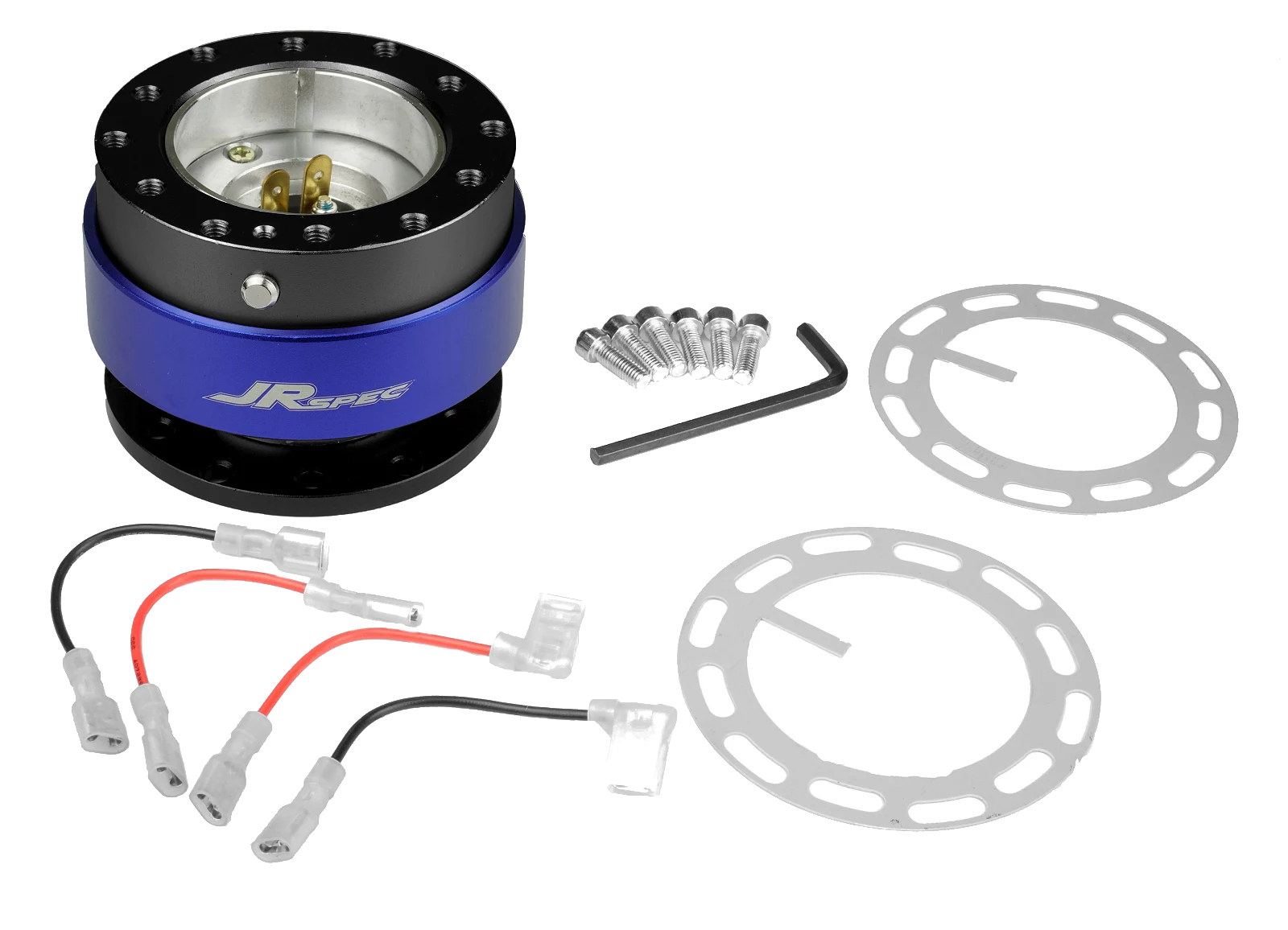 Quick Release JRspec – rozpinka kierownicy Niebieski