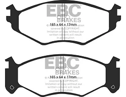 DP61250 Klocki hamulcowe GREENSTUFF EBC Brakes Chrysler USA Voyager Chrysler Town &amp; Country Dodge Caravan Grand Caravan PLYMOUTH Grand Voyager Voyager