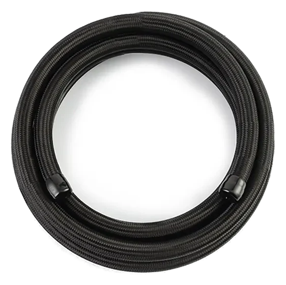 Mishimoto MMSBH-06180-CB -6AN Braided Line Nylon 15 ft Black