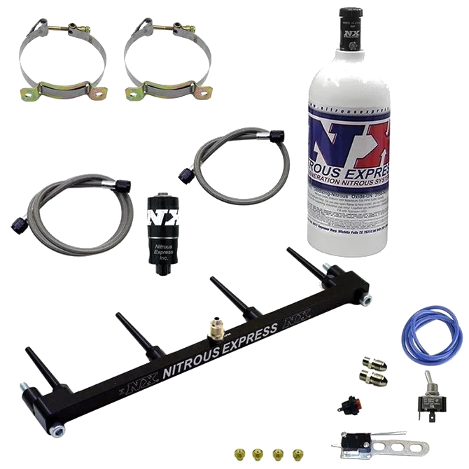 Billet Spray Bar System for ZX-14 with 2.5Lb Bottle Nitrous Express NX 62203-2.5P - USA-NX-62203-2.5P