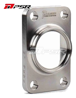 Pulsar PSR Billet Transition Flange T3 Open to 2" OD Tubing (Hardware Kit Included)