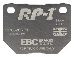 DP8826RP1 Sportowe klocki hamulcowe RP-1 Racing EBC Brakes Nissan Skyline R32 Skyline R33 300ZX GZ32 300ZX Z32 Subaru Impreza Impreza Prodrive P1 Impreza 22B Impreza GB270 Nissan Skyline R32