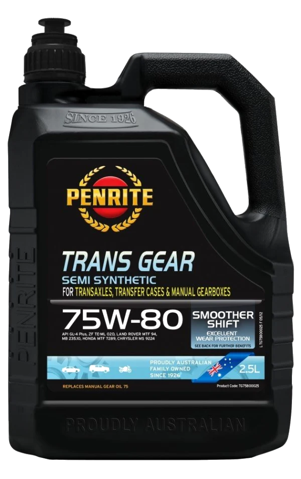 Olej przekładniowy Penrite Trans Gear 75W80 Semi Synthetic 2.5L
