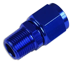 AN10 3/8 NPT Nypel adapter żeńsko męski Niebieski