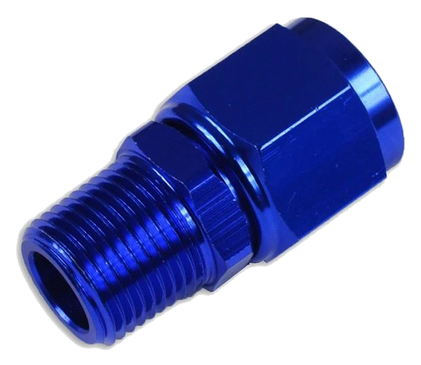 AN8 1/2 NPT Nypel adapter żeńsko męski Niebieski