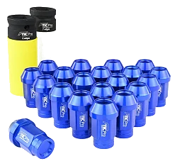 Kute nakrętki aluminiowe do kół FMIC.Pro M12x1.25 Niebieskie 20szt. stożkowe 7075-T6  - FP-NU-001-Blue