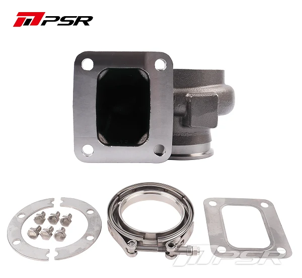 Pulsar PSR PTX35 Turbine Housing for 3576 / 3582 Turbos Stainless STeel T4 Open V-Band Outlet 0.63A/R
