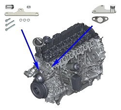 Zestaw do usunięcia układu EGR w silnikach BMW N57 N57S 3.0 Diesel - EDEL_7+ZKOL