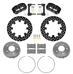 Wilwood 140-17735-D NDPR Tylni zestaw hamulcowy UTV Wiercony Czarny Polaris RZR