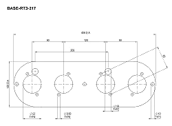 Filtr powietrza Twin Carb Ramair RT3-217-406 65mm Wysokość wewnętrzna