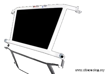 Rozpórka przednia (Front H-Brace) Ultra Racing Mitsubishi Carisma 95-04 / FTO