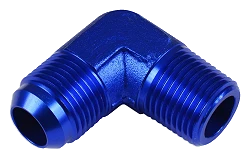 AN10-3/4 NPT 90'  Nypel adapter męsko-męski Niebieski