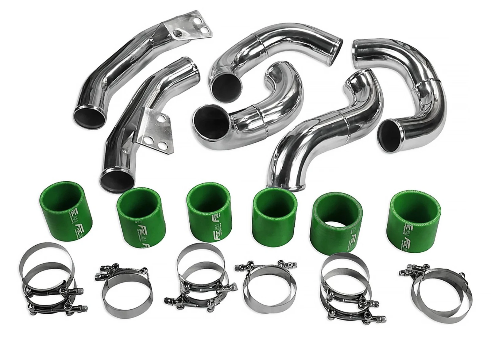 Zestaw orurowania do intercoolera Nissan R35 GT-R Zielony