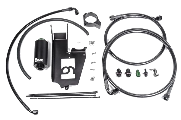 Fuel Hanger Plumbing Kit for Mitsubishi Evo 7-8-9 Microglass Filter Radium Engineering